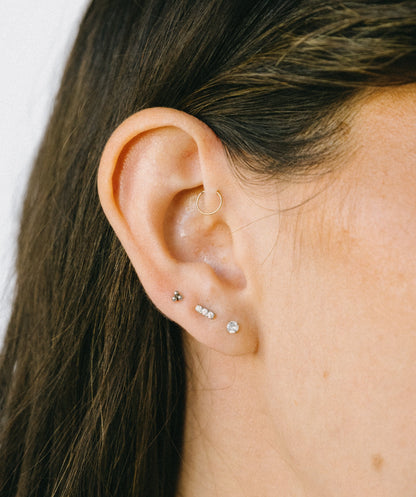 Trio Dot Flat Back Stud