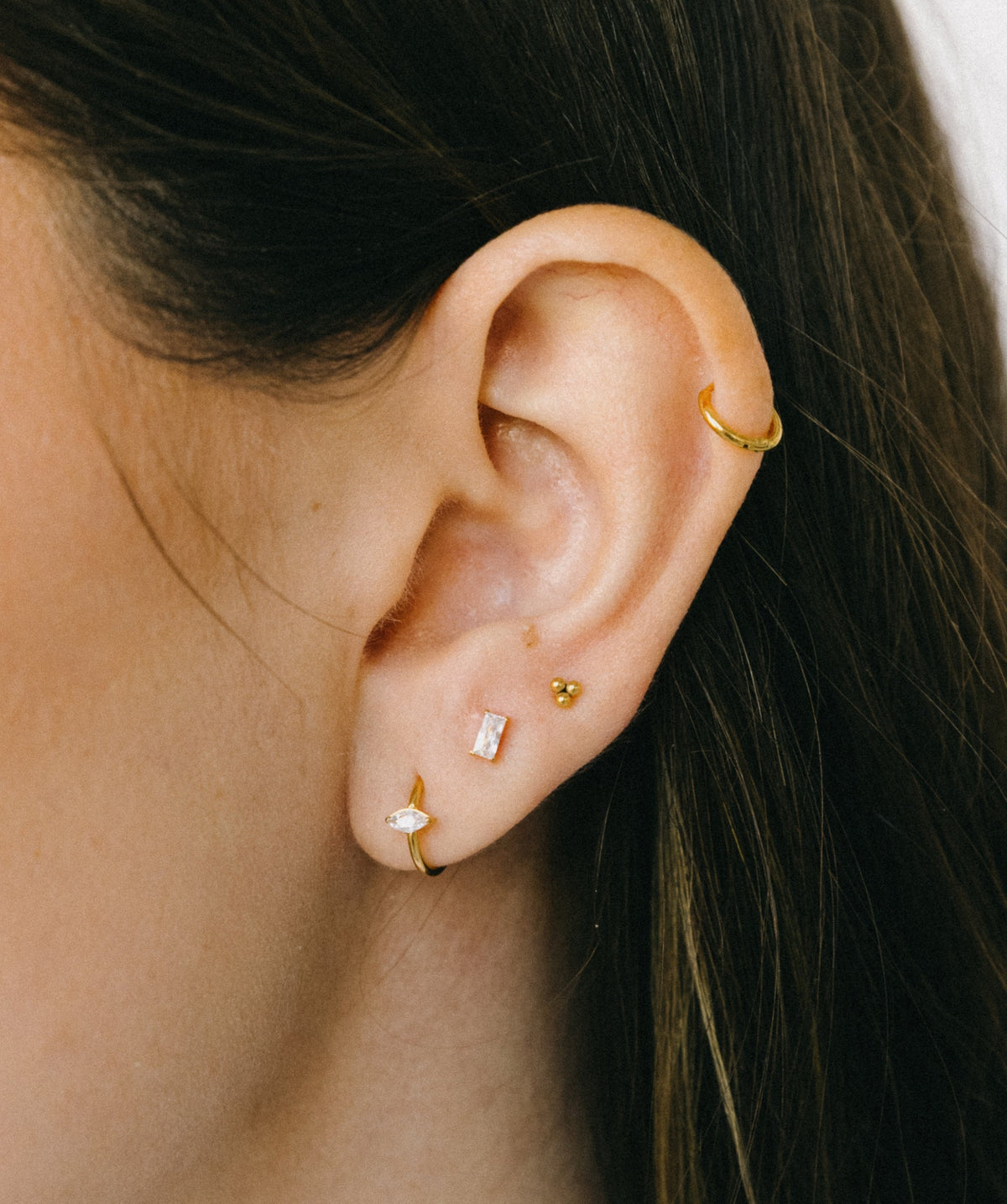 Trio Dot Flat Back Stud