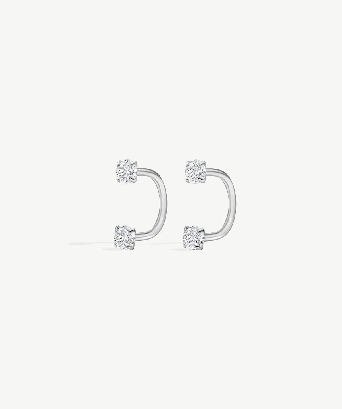 Bold Arc Hoop Earrings
