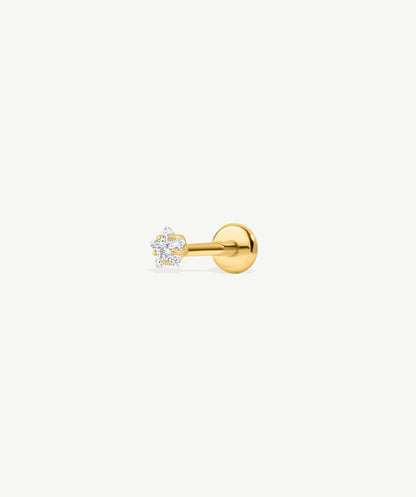 Crystal Star Flat Back Stud