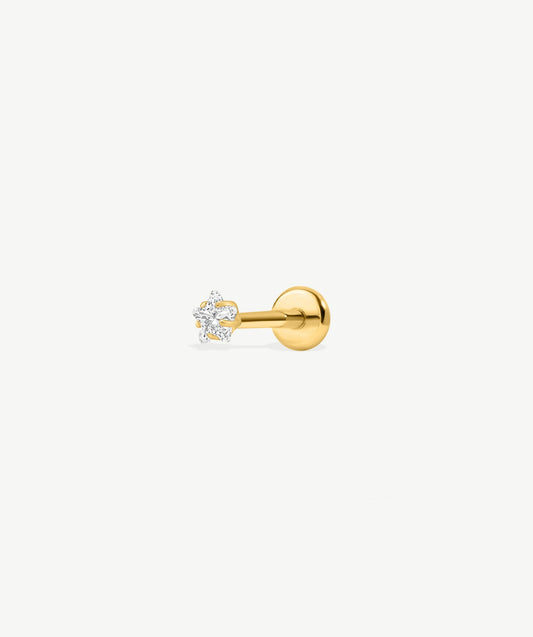 Crystal Star Flat Back Stud