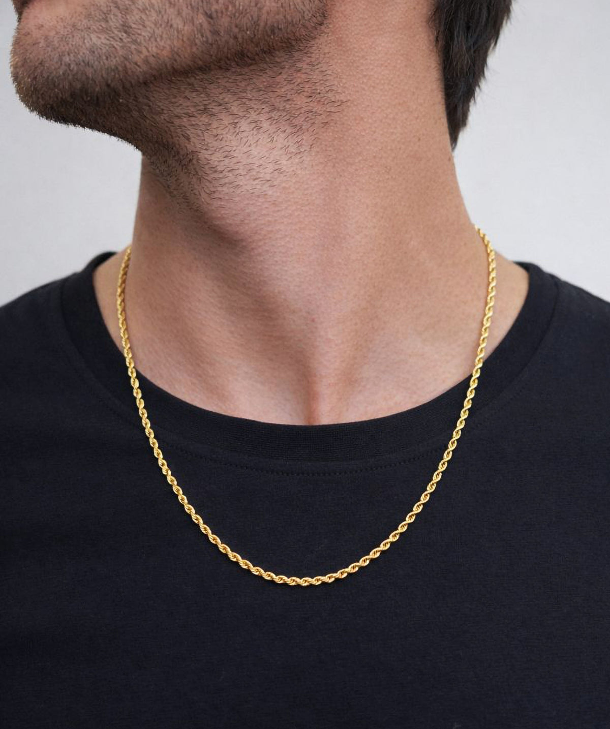 Men's Rope Chain Necklace