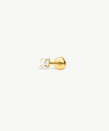 Pearl Flat Back Stud