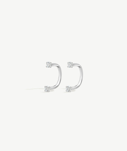 Arc Hoop Earrings