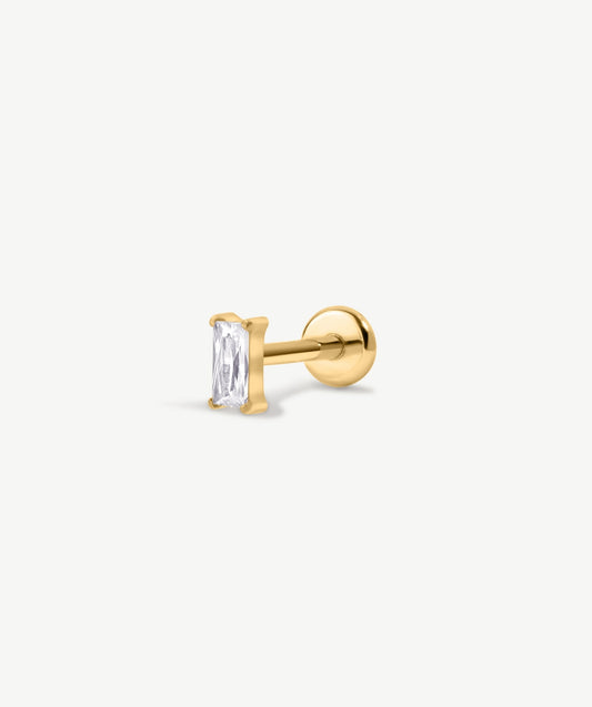 Baguette Flat Back Stud