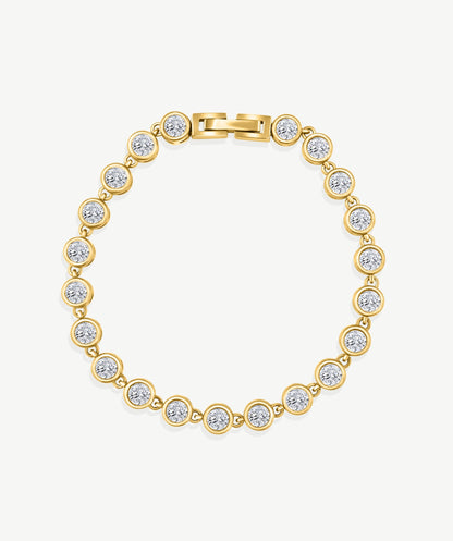 Bezel Tennis Bracelet