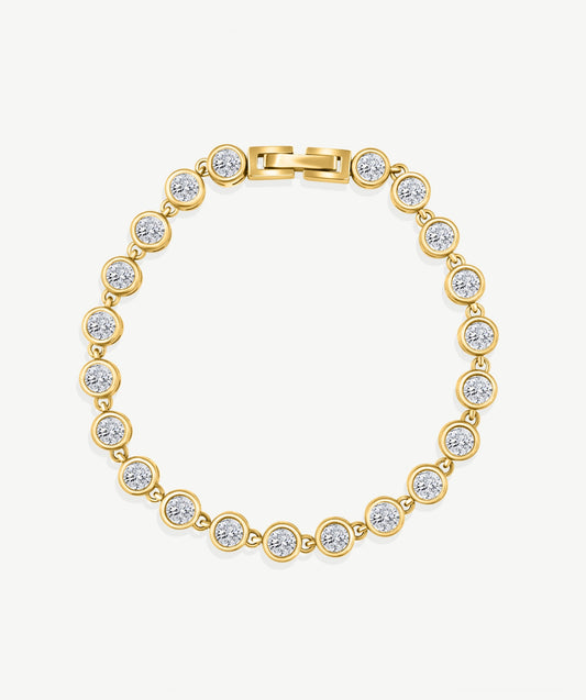 Bezel Tennis Bracelet
