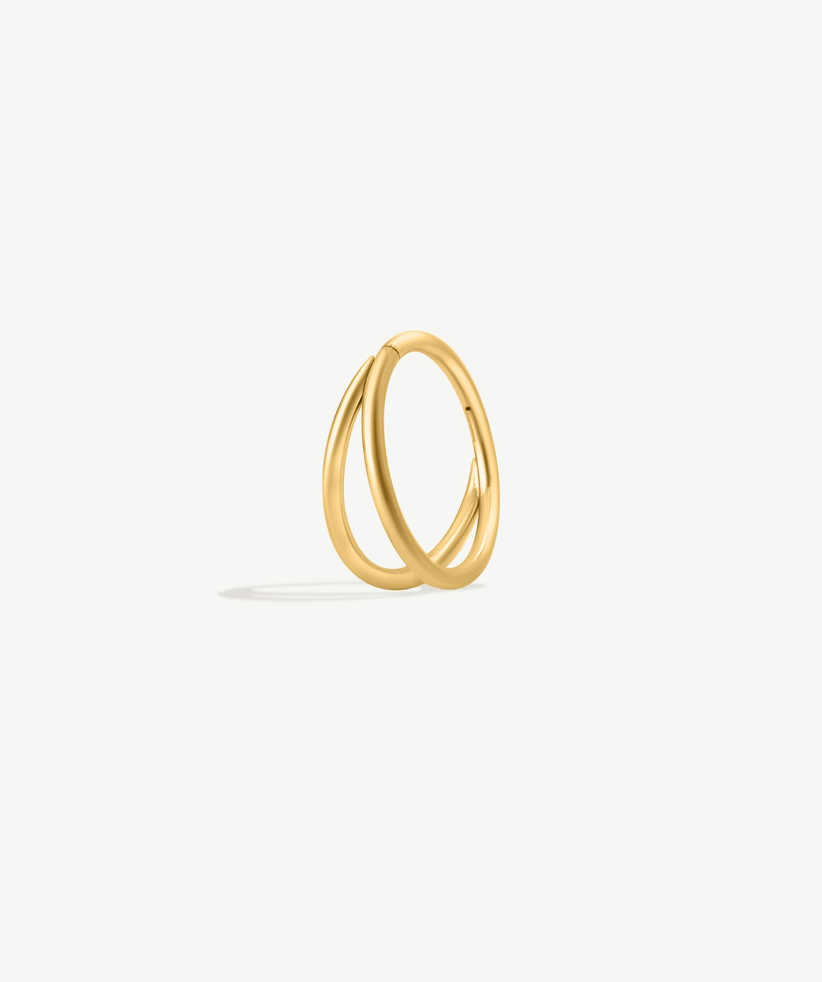 Double Clicker Hoop Earrings