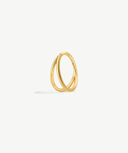 Double Clicker Hoop Earrings