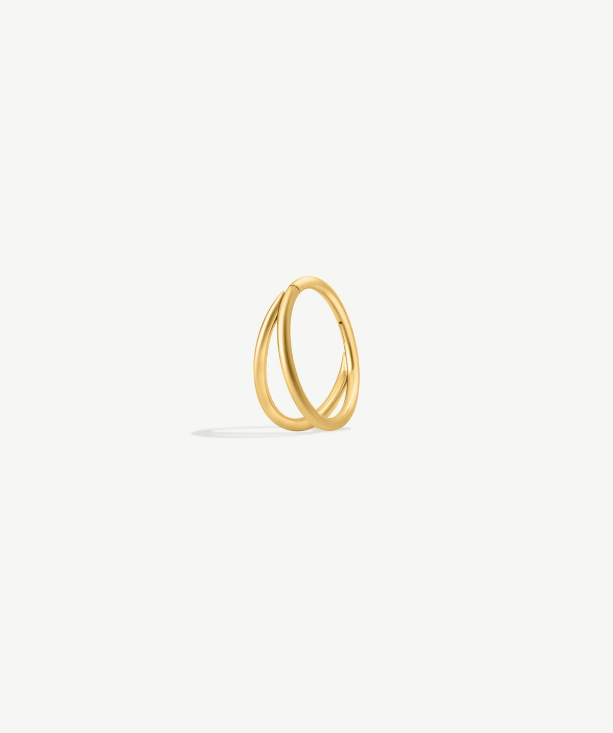 Double Clicker Hoop Earrings