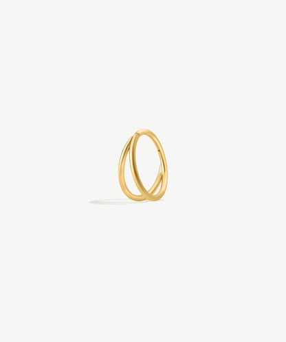 Double Clicker Hoop Earrings