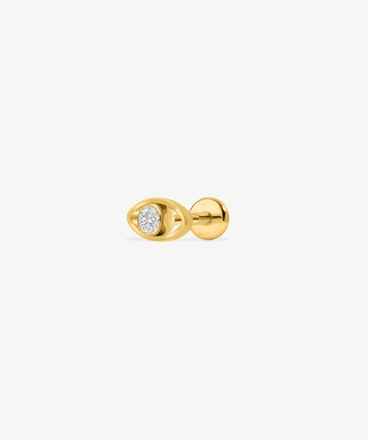 Evil Eye Flat Back Stud