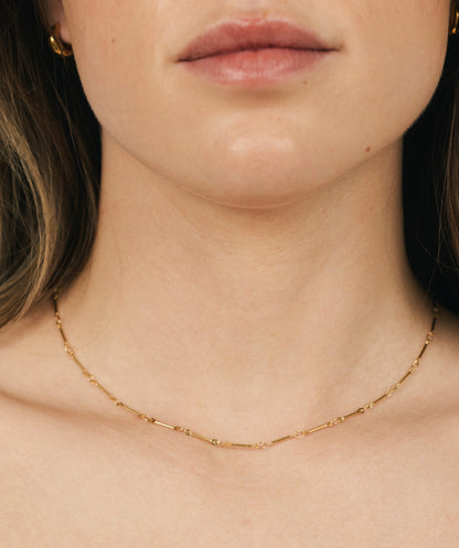 Gold Bar Necklace