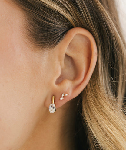 Sprig Flat Back Stud