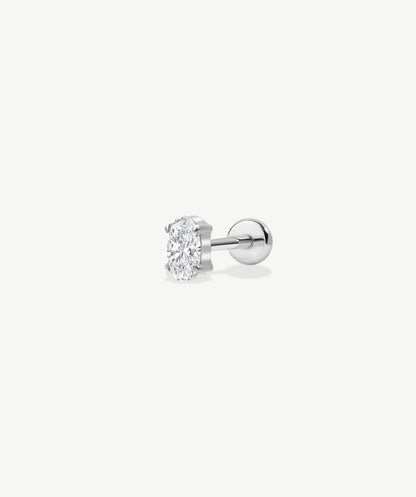 Petite Oval Flat Back Stud